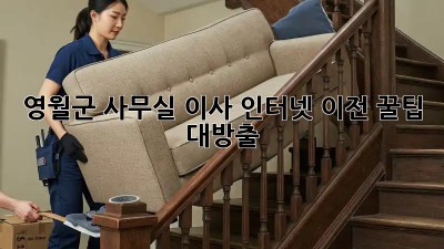 영월군 사무실 이사, 인터넷 이전 꿀팁 대방출! 📡